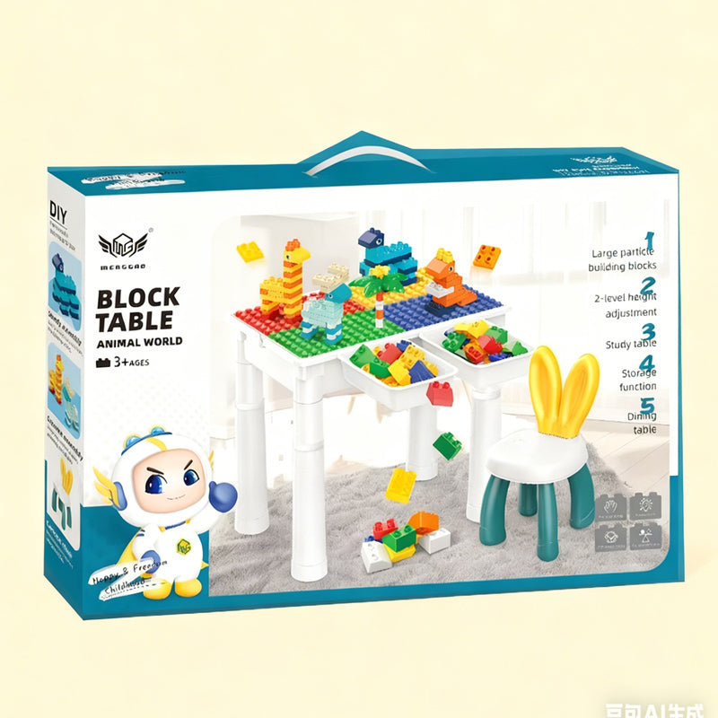 Building Blocks Activity Table — size and scale