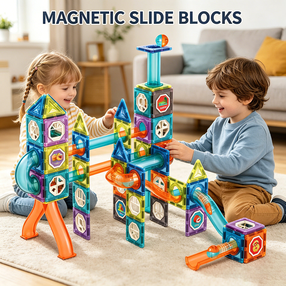 Magnetic Pipeline Building Blocks STEM Set — buy online in Pakistan