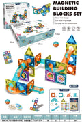 Magnetic Pipeline Building Blocks — 42 and 56 piece size comparison