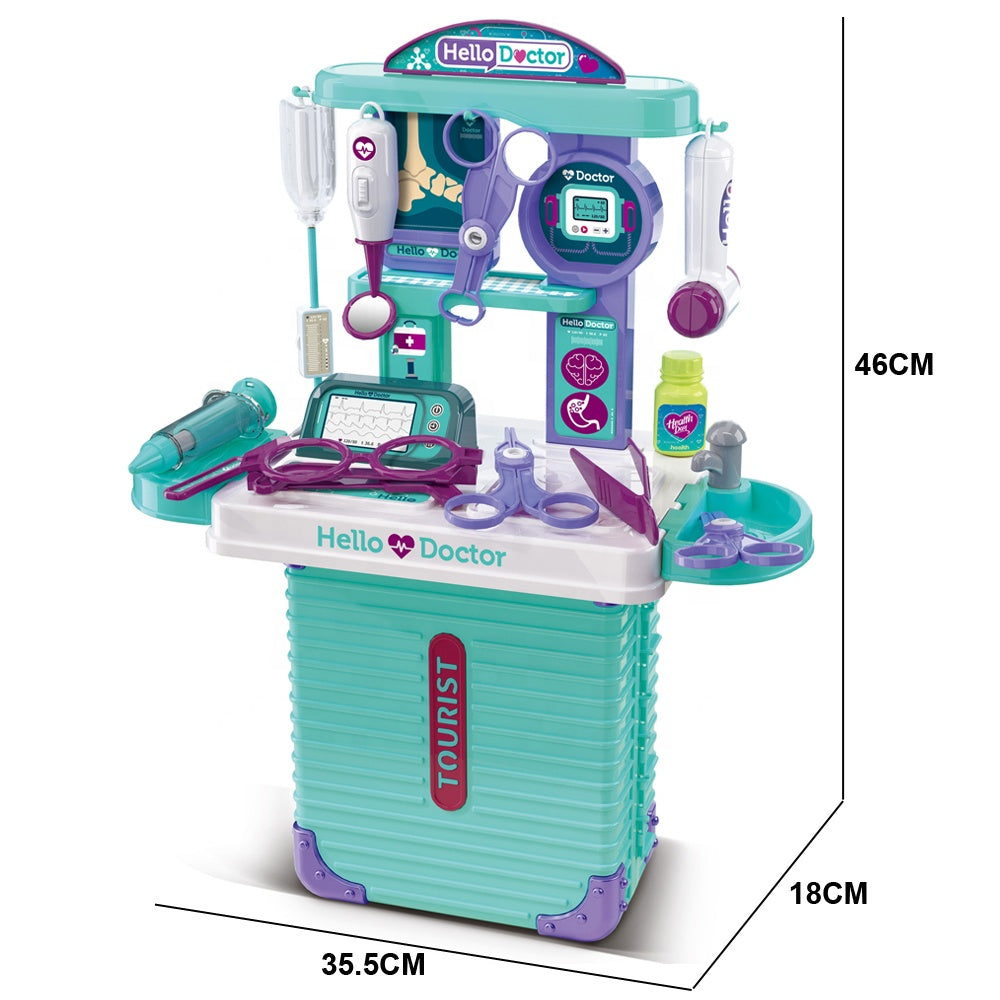 Kids Doctor Trolley — size and scale