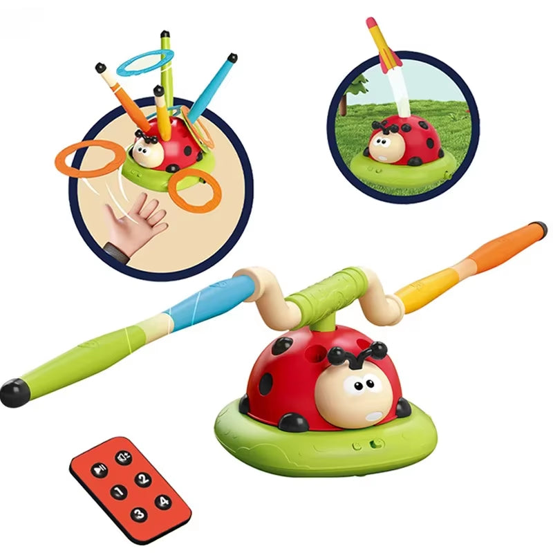 3-in-1 Active Play Set — spinning jump game in use