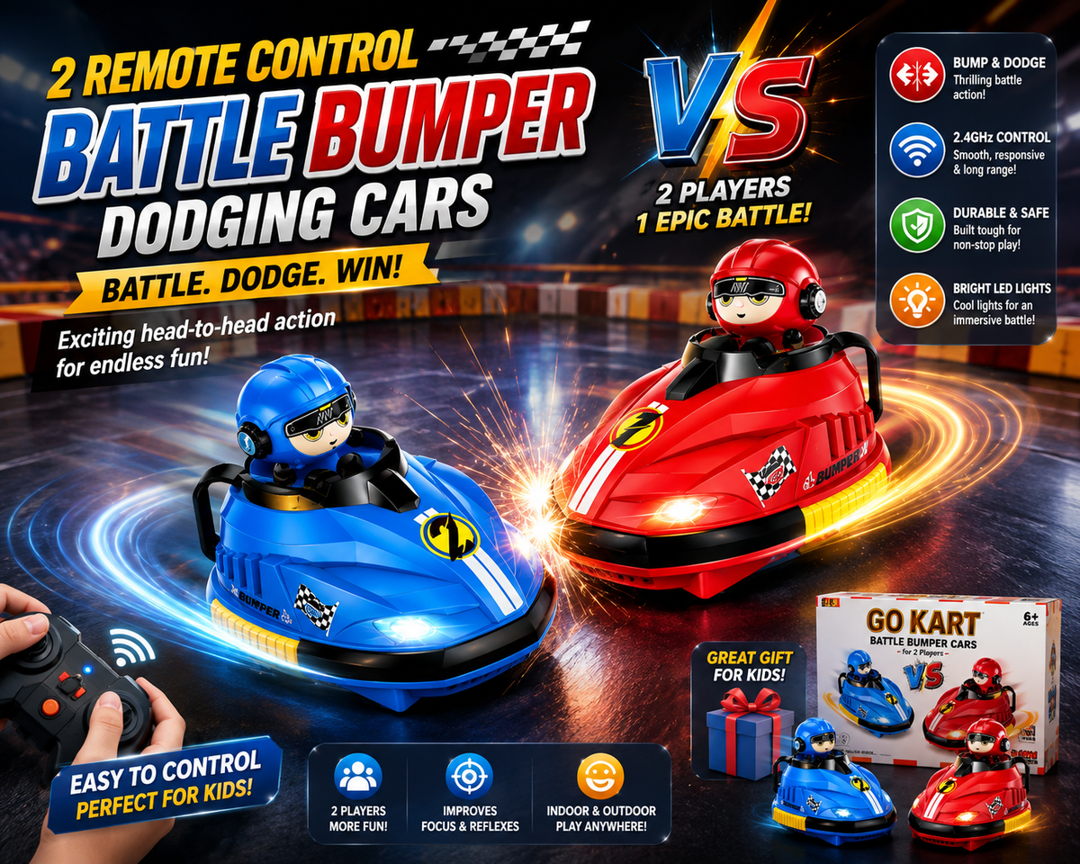 2 RC Bumper Cars with Ejecting Drivers — buy online in Pakistan