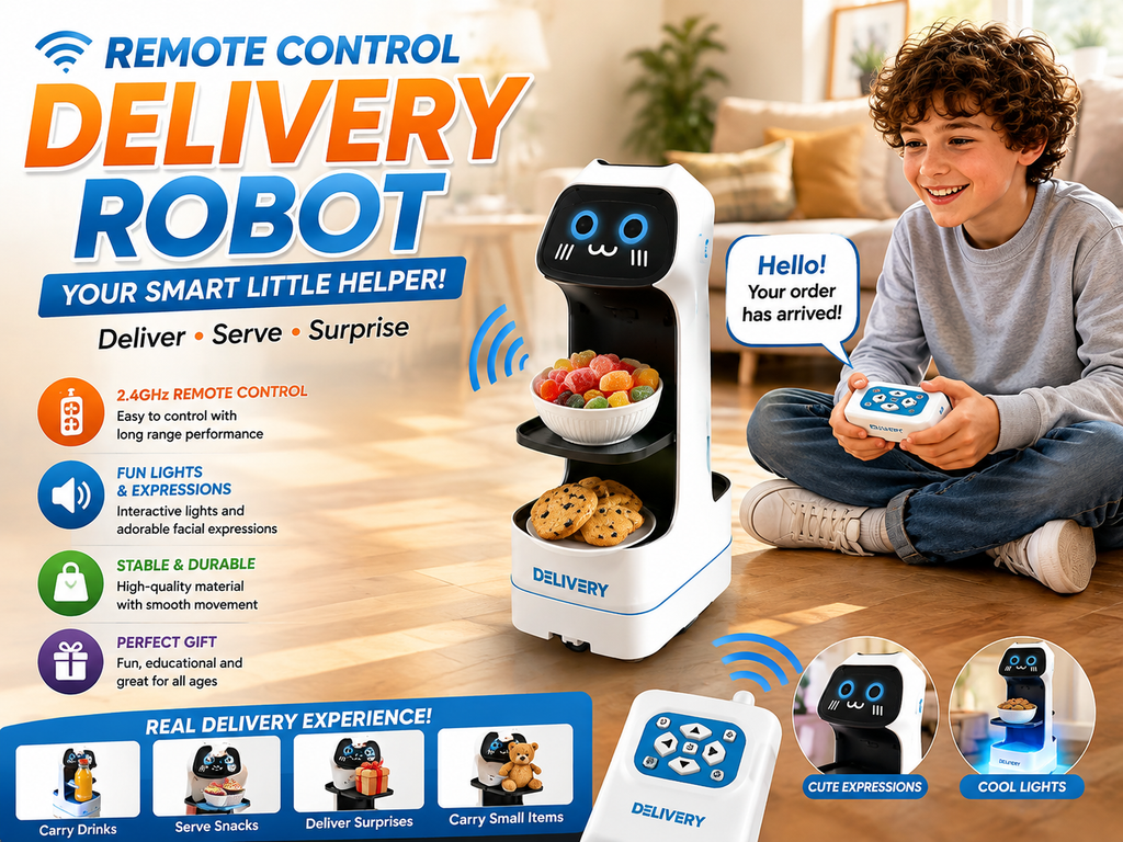 Remote Control Delivery Robot Toy for Kids — buy online in Pakistan