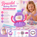 DIY Bracelet Maker Machine Kit for Kids — Bead Spinner with 1220 Beads & 17 Strings