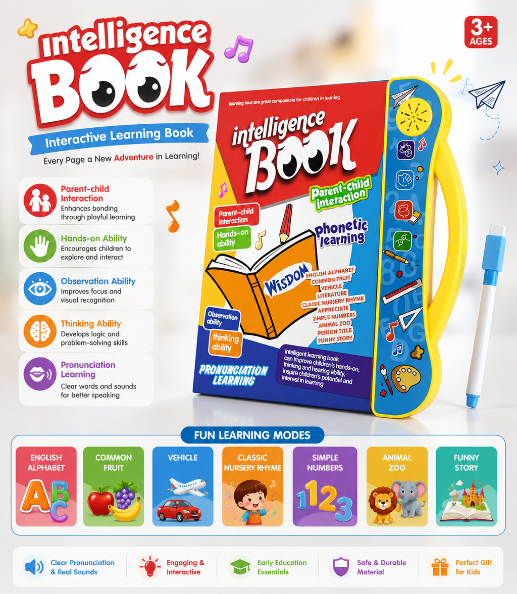 Interactive Learning Book for Kids with Nursery Rhymes — buy online in Pakistan