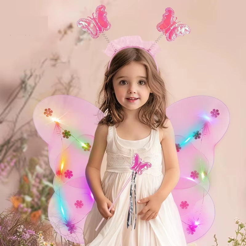 Electric Butterfly Toy — close-up of coloured lights