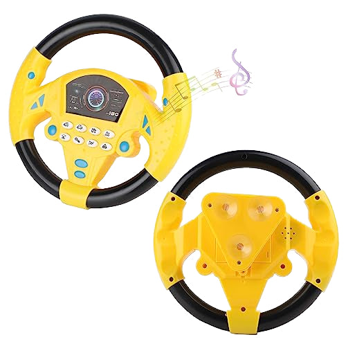 Kids Driving Steering Wheel Toy — suction cups for car journeys