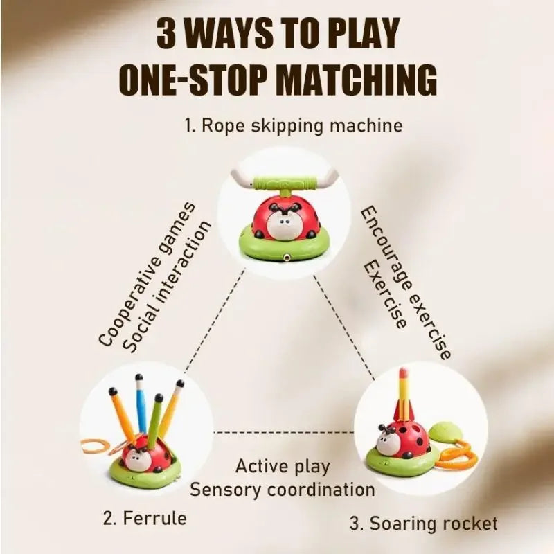 3-in-1 Active Play Set — ring toss attachment