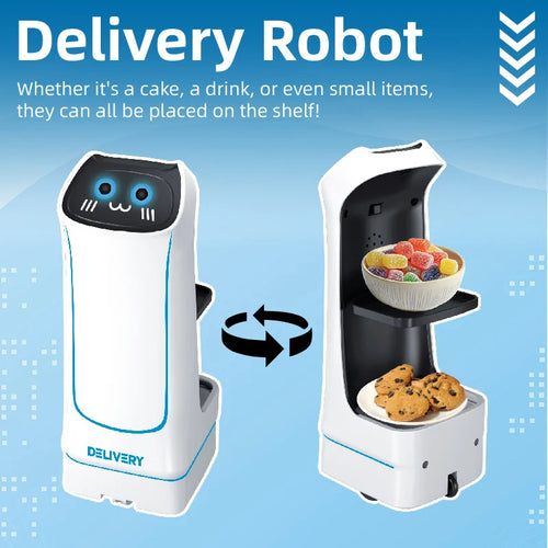 RC Delivery Robot — robot with carrying tray