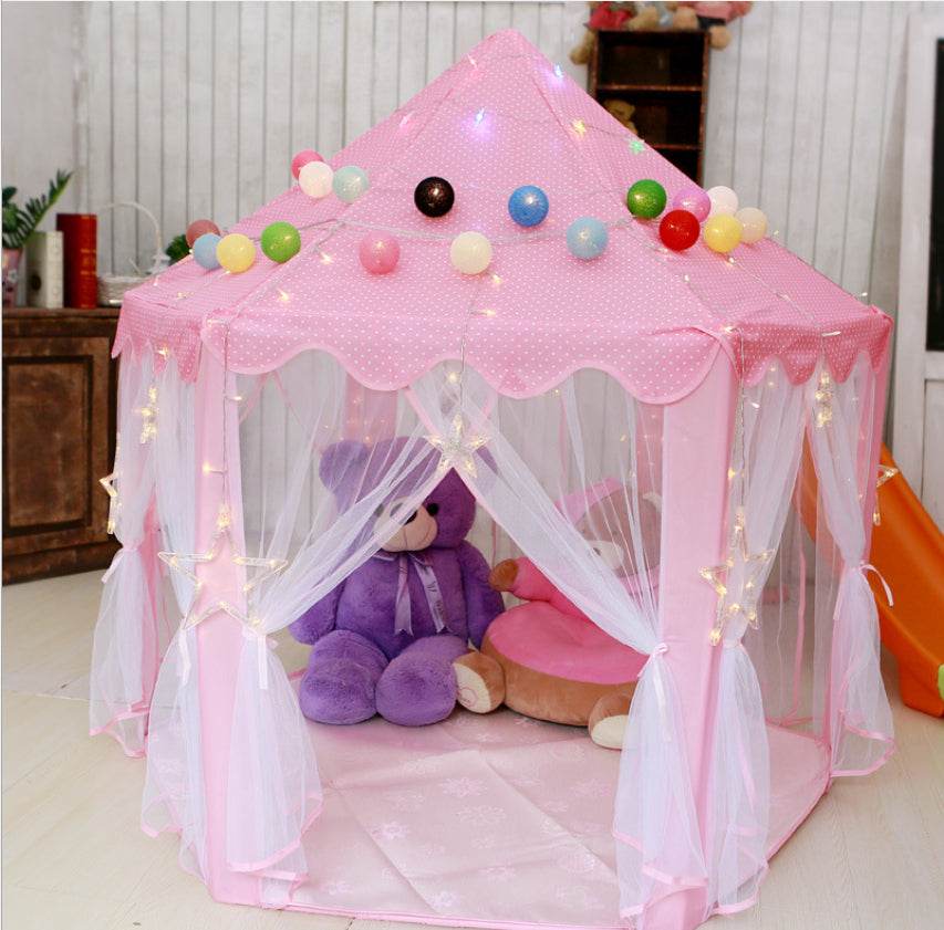 Princess Castle Play Tent — doorway and window detail