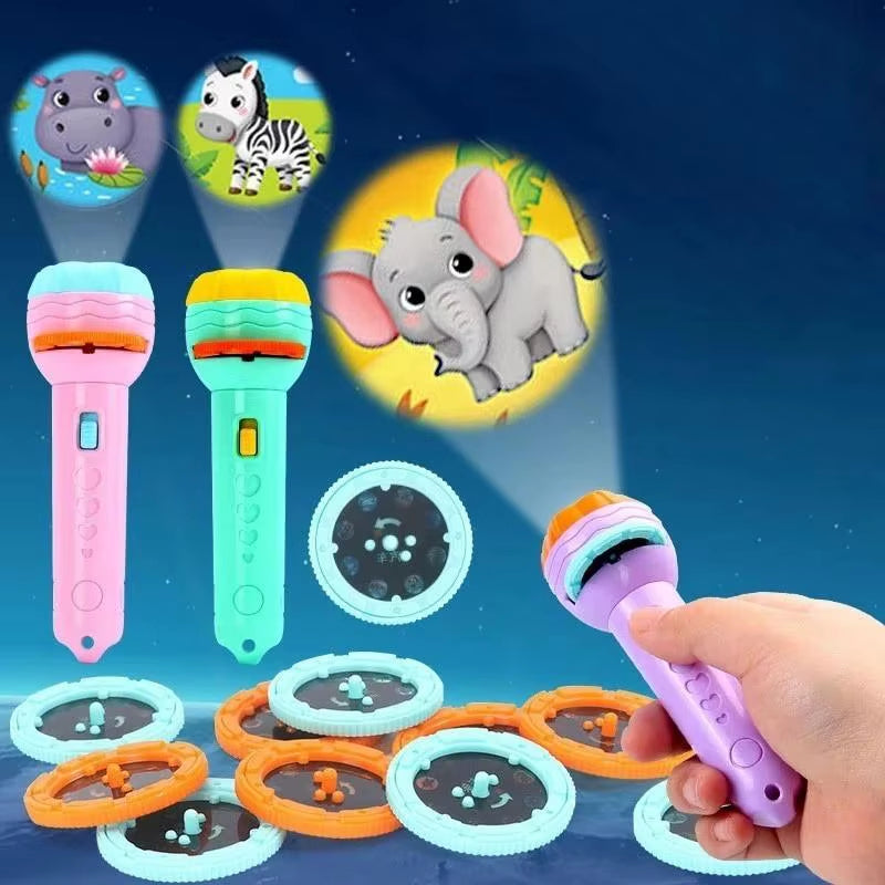 Projector Flashlight Torch — torch with image discs included