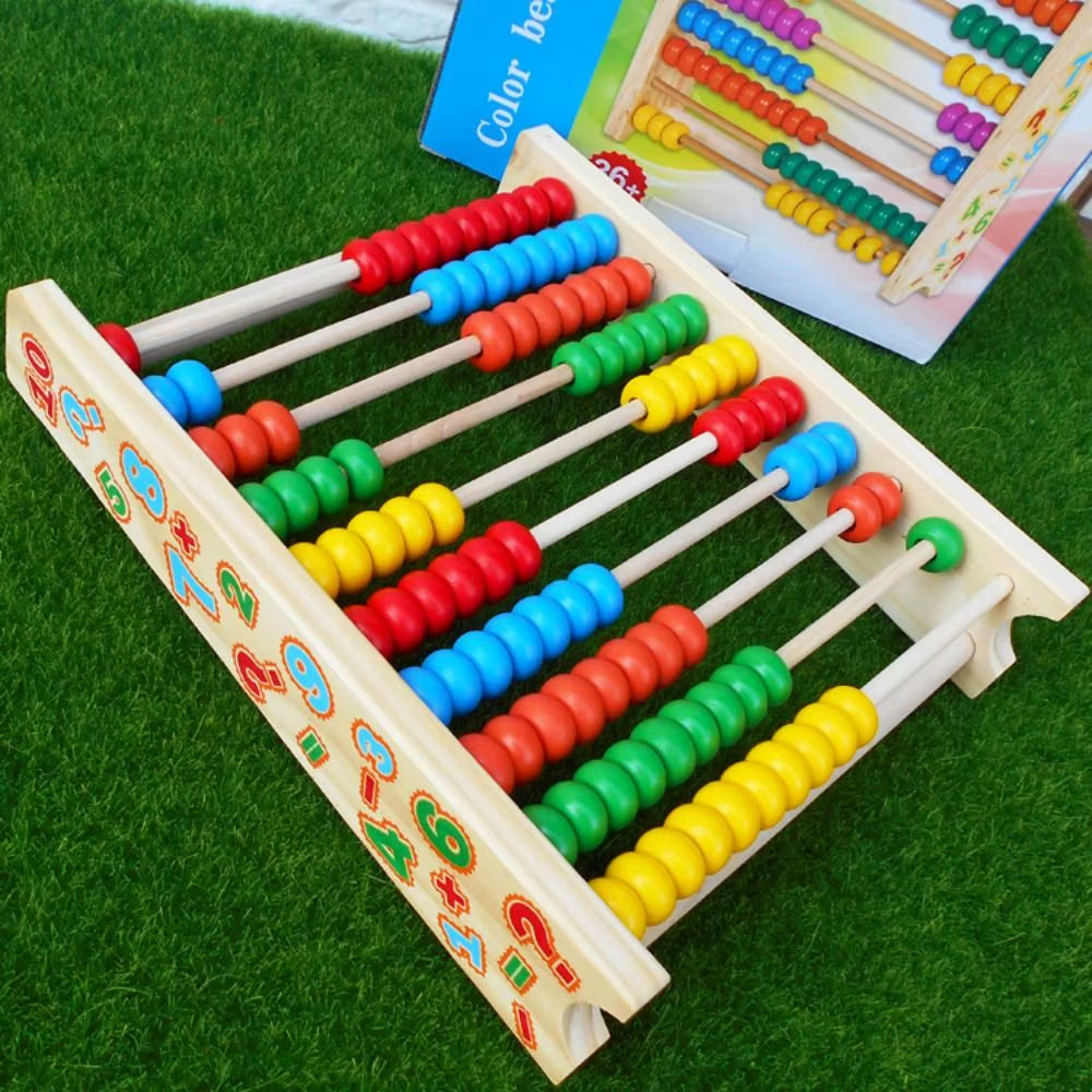 10-Row Wooden Abacus Counting Toy — buy online in Pakistan