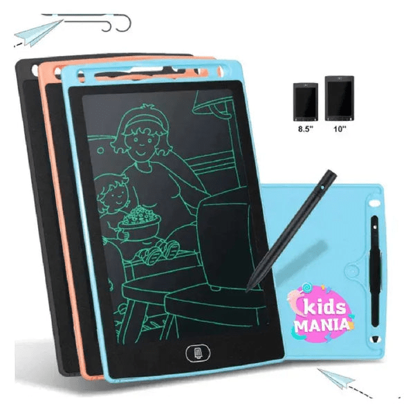 LCD Writing Tablet 8.5 inch for Kids — size and scale