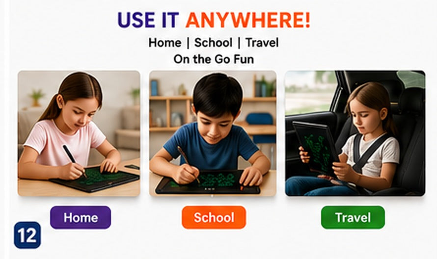 LCD Writing Tablet 10 inch for Kids — alternate view
