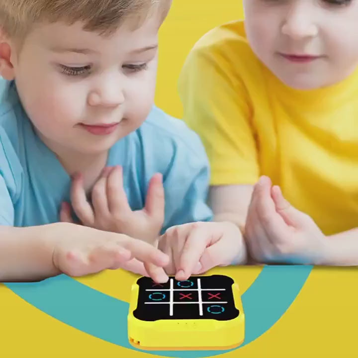 3 in 1 Tic Tac Toe Game Console for Kids — Electronic Strategy Game