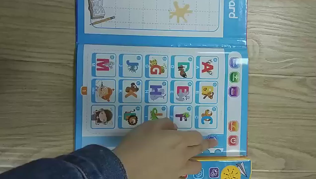 Interactive Learning Book for Kids — Touch & Listen Audio Book with Nursery Rhymes
