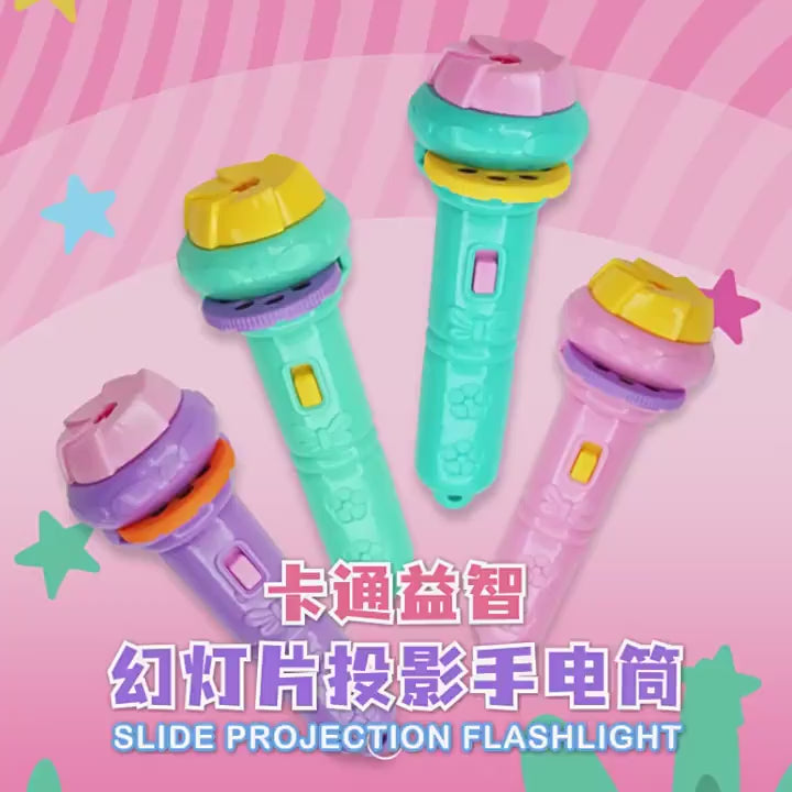Projector Flashlight Torch for Kids — Story & Animal Slide Projector