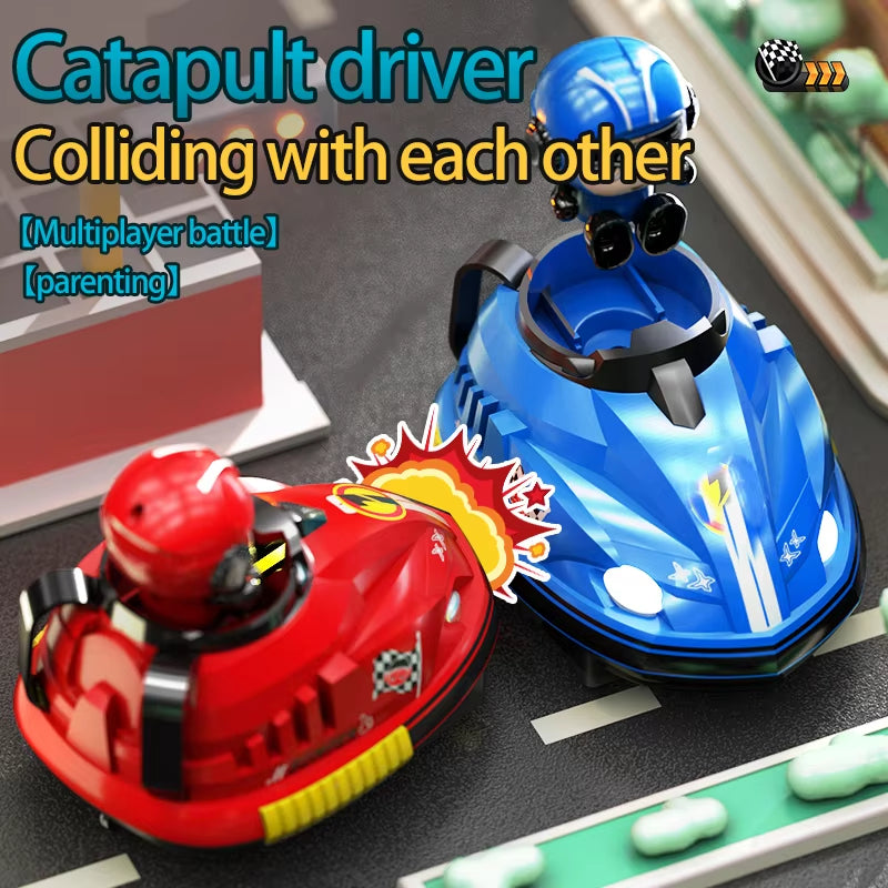 RC Bumper Cars — driver ejecting on impact