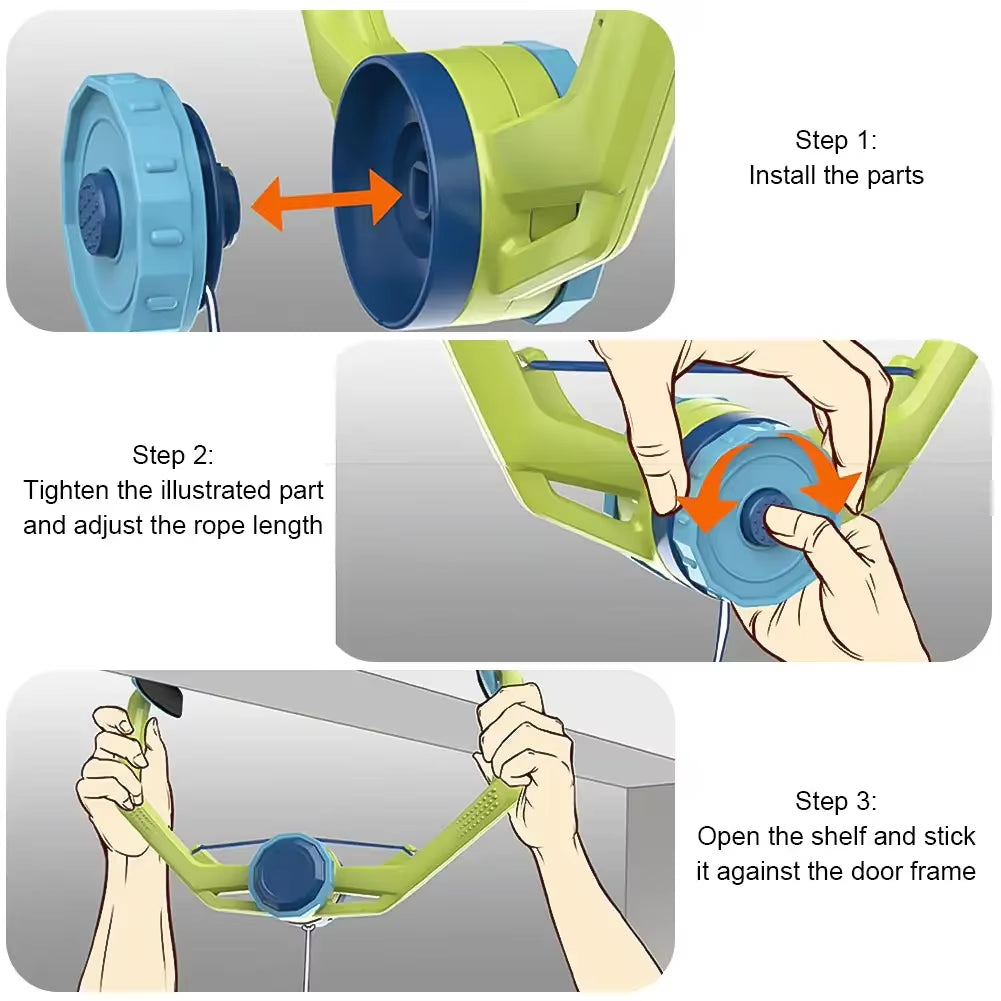 Door Ping Pong Game — adjustable hanging strap