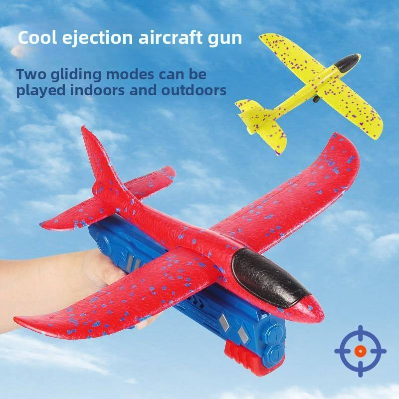 Catapult Airplane Launcher — foam glider close up