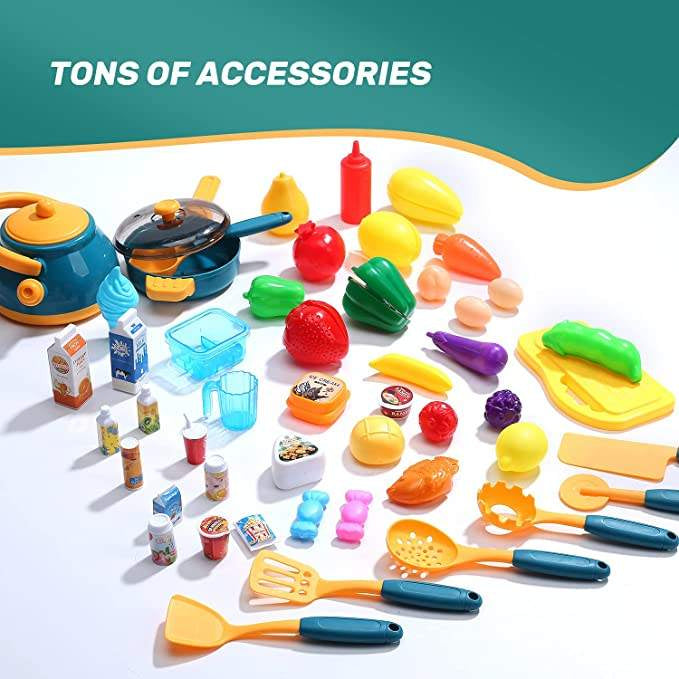 Kids Refrigerator Toy — lights and sound features